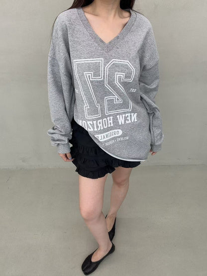TS1001 27V領長版大學T
