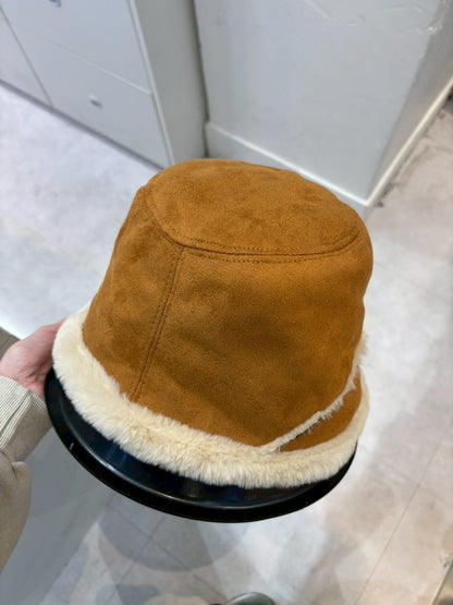 1C201 兩面戴麂皮內刷毛漁夫帽