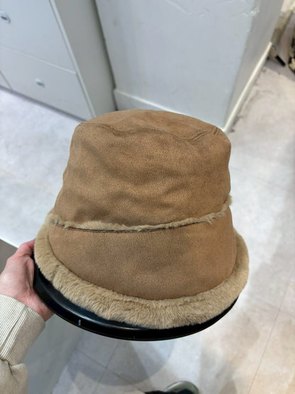 1C201 兩面戴麂皮內刷毛漁夫帽