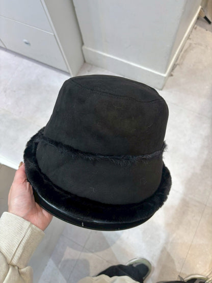 1C201 兩面戴麂皮內刷毛漁夫帽