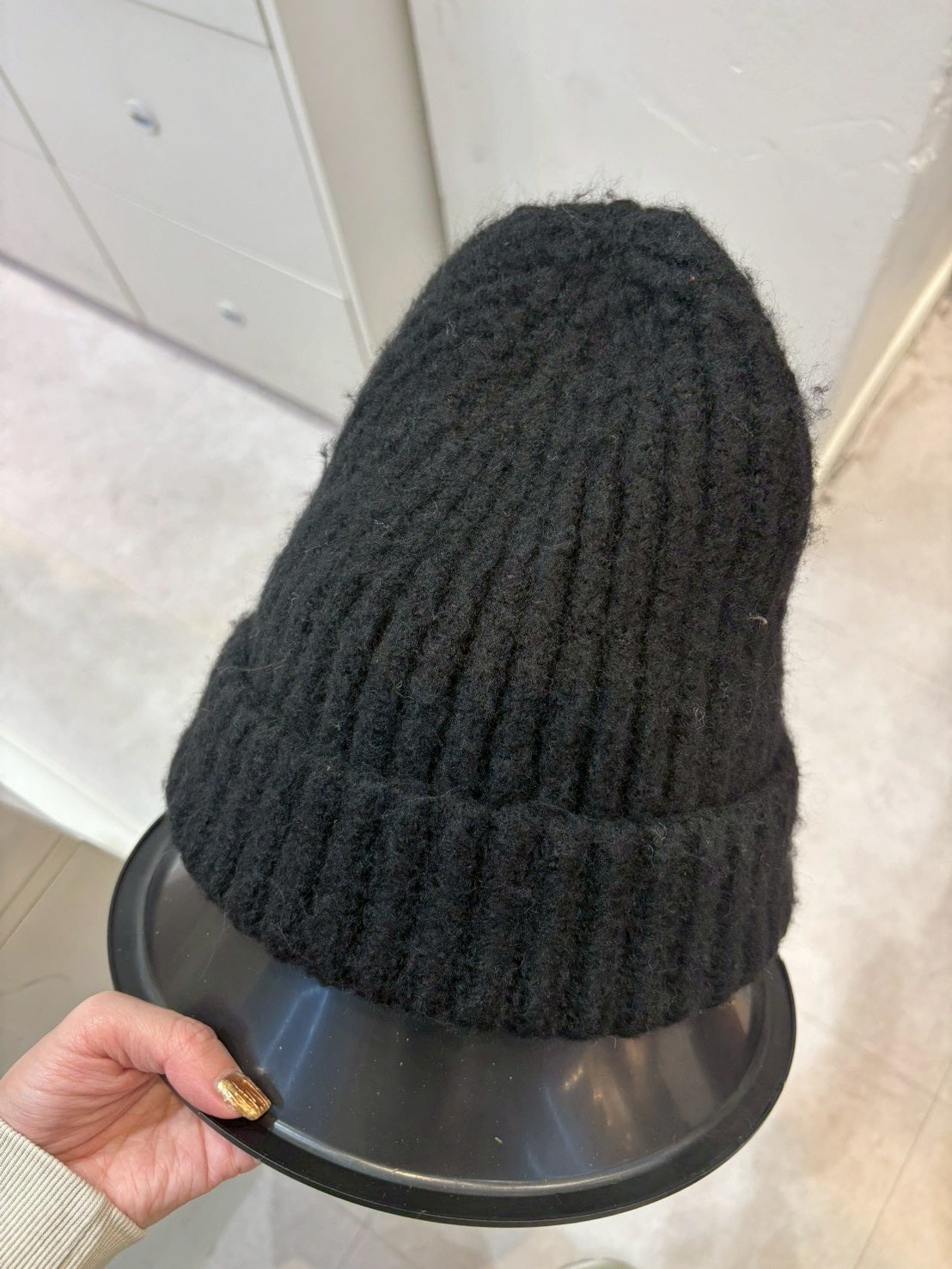 1C212 反摺羅紋毛帽