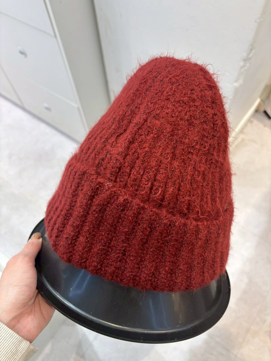 1C212 反摺羅紋毛帽