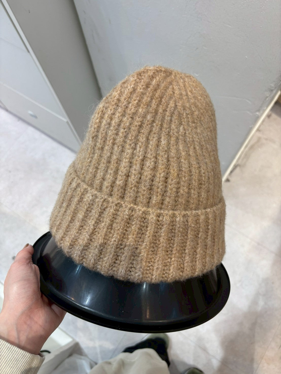 1C212 反摺羅紋毛帽