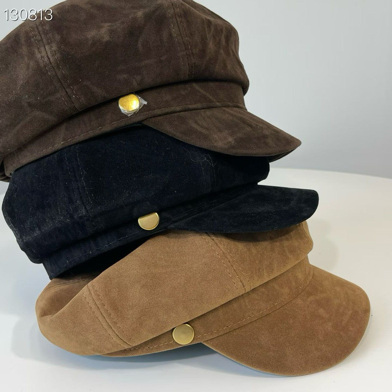 1C206 挺絨面八角帽