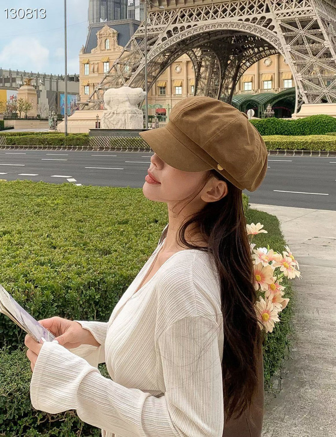 1C206 挺絨面八角帽