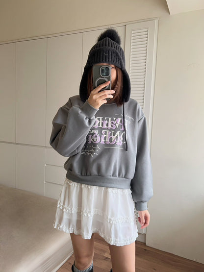 KS744 荷葉邊雪紡短褲裙