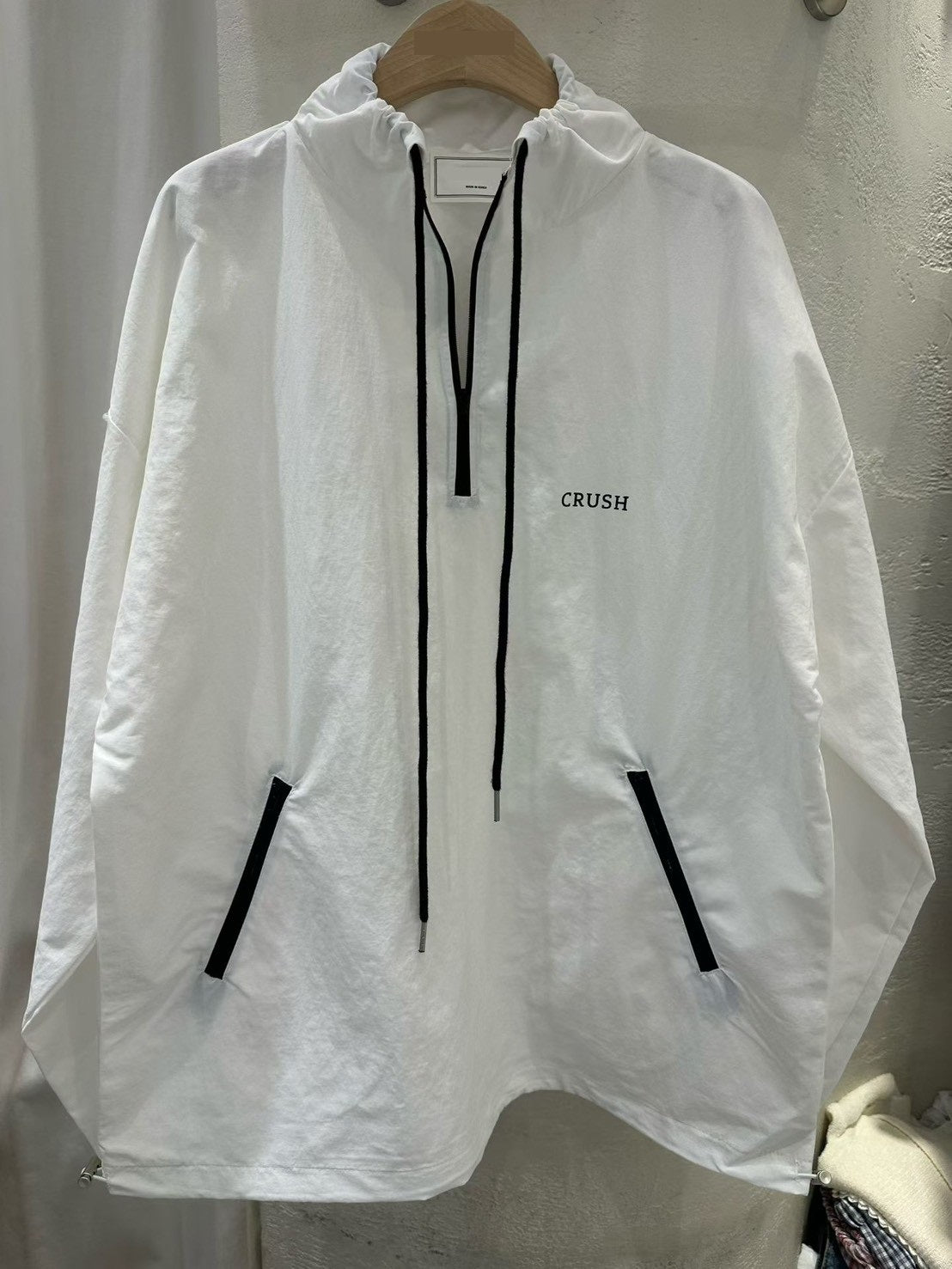 ST4531 降落傘布拉鏈立領上衣