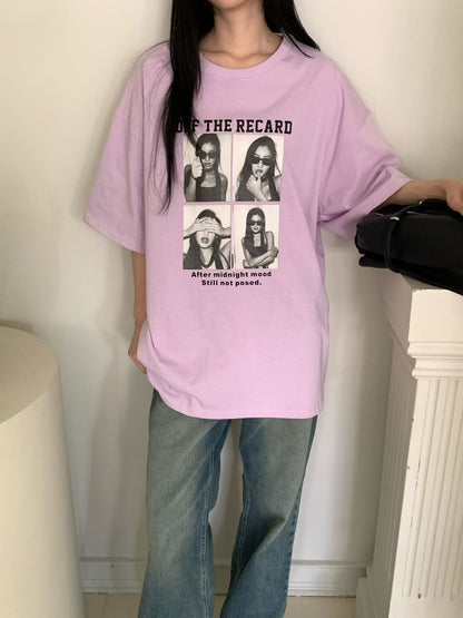 TS1770 四格照片長版短T