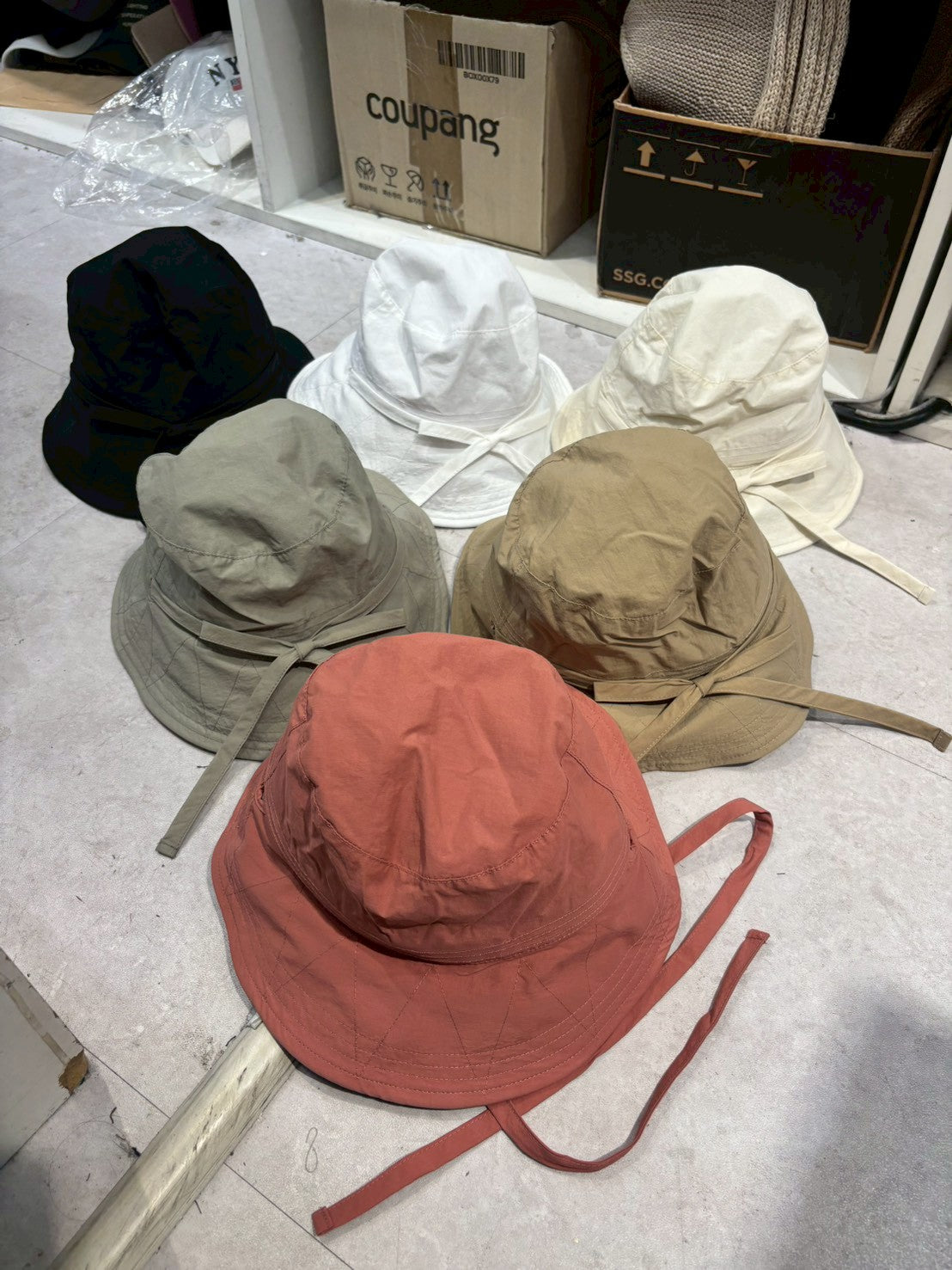 4D109 可收納綁帶漁夫帽