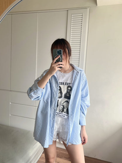 TS1770 四格照片長版短T