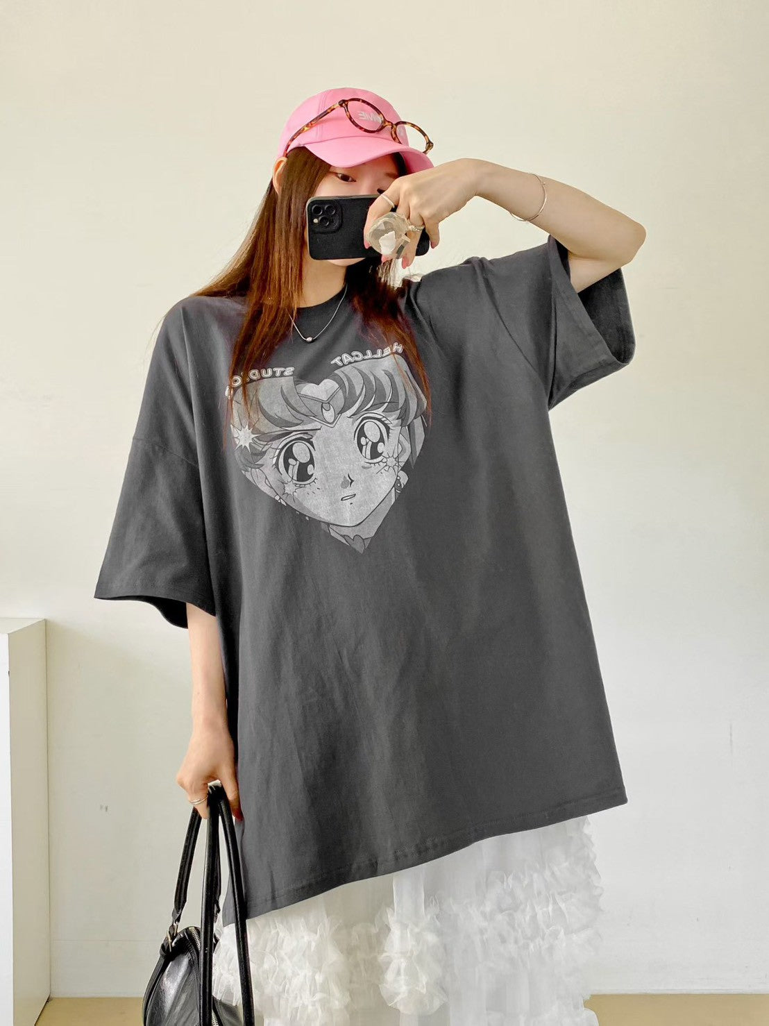 4D204 美少女戰士水洗長版T