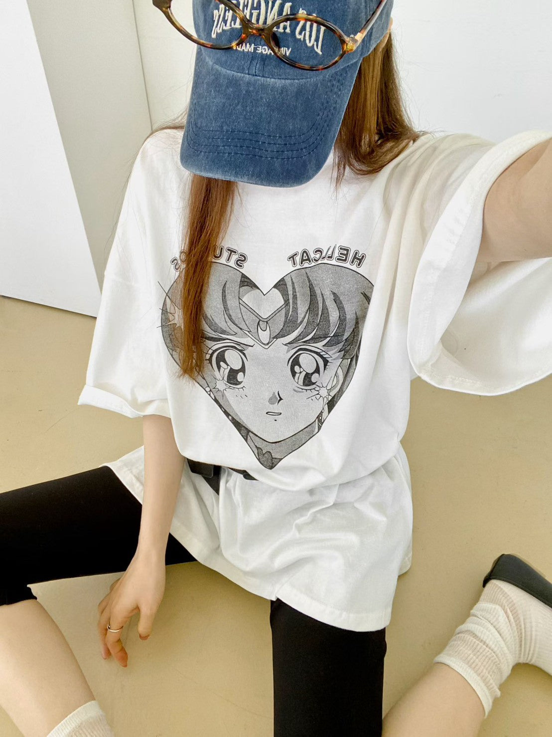 4D204 美少女戰士水洗長版T