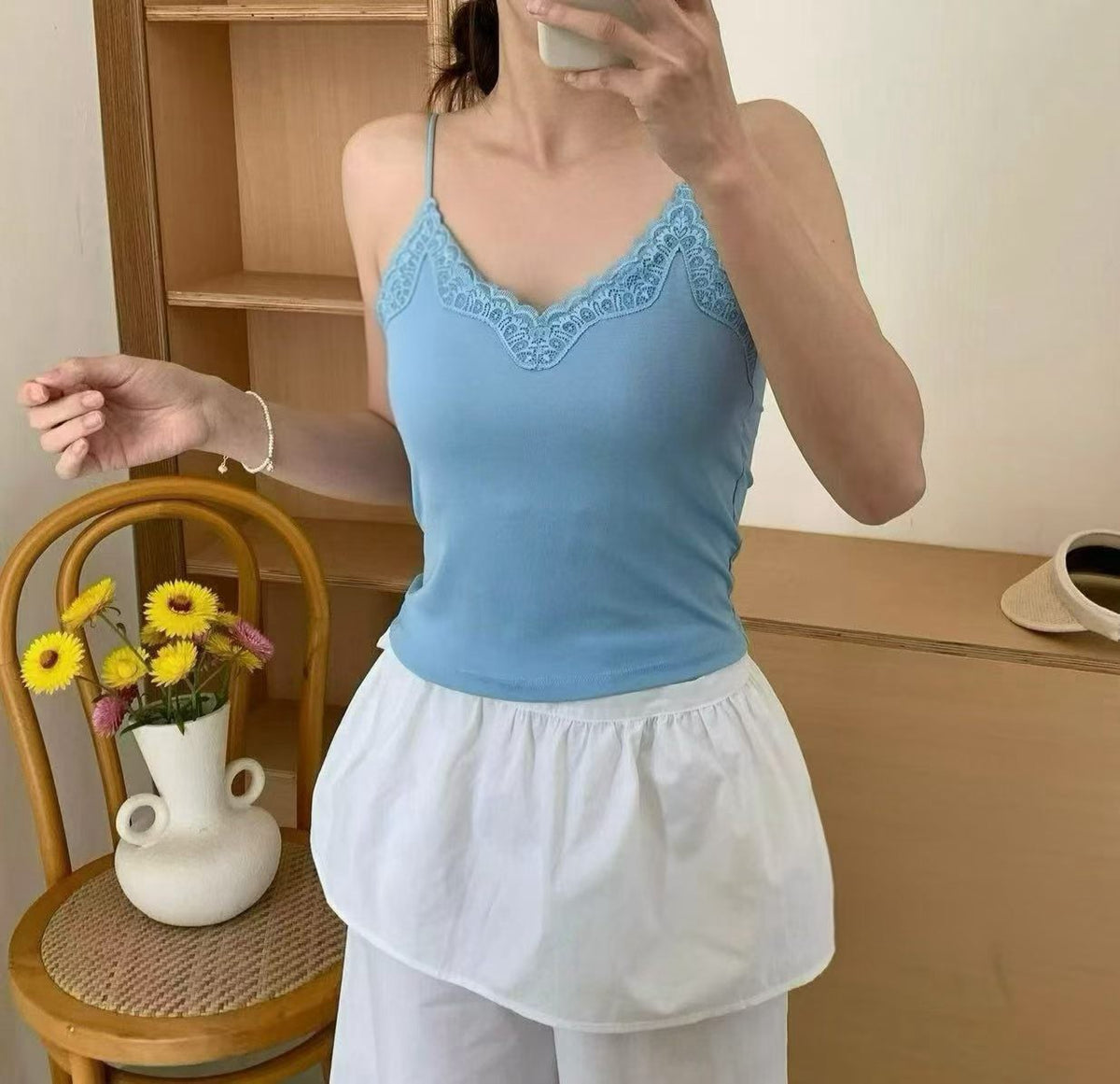TK901 蕾絲領BRA背心