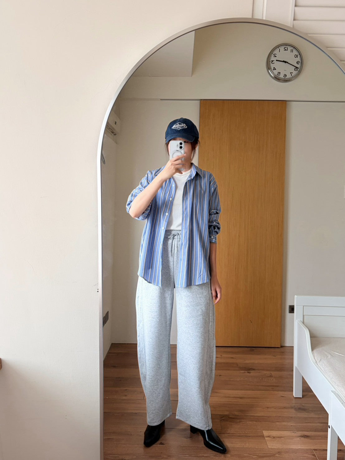 SH903 雙色直條紋襯衫