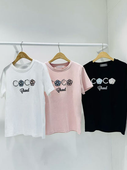 4C101 山茶花coco精梳棉T