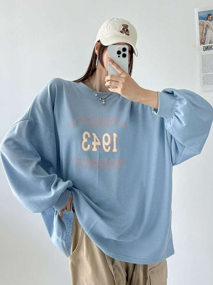 9A203 1943袖縮口寬T