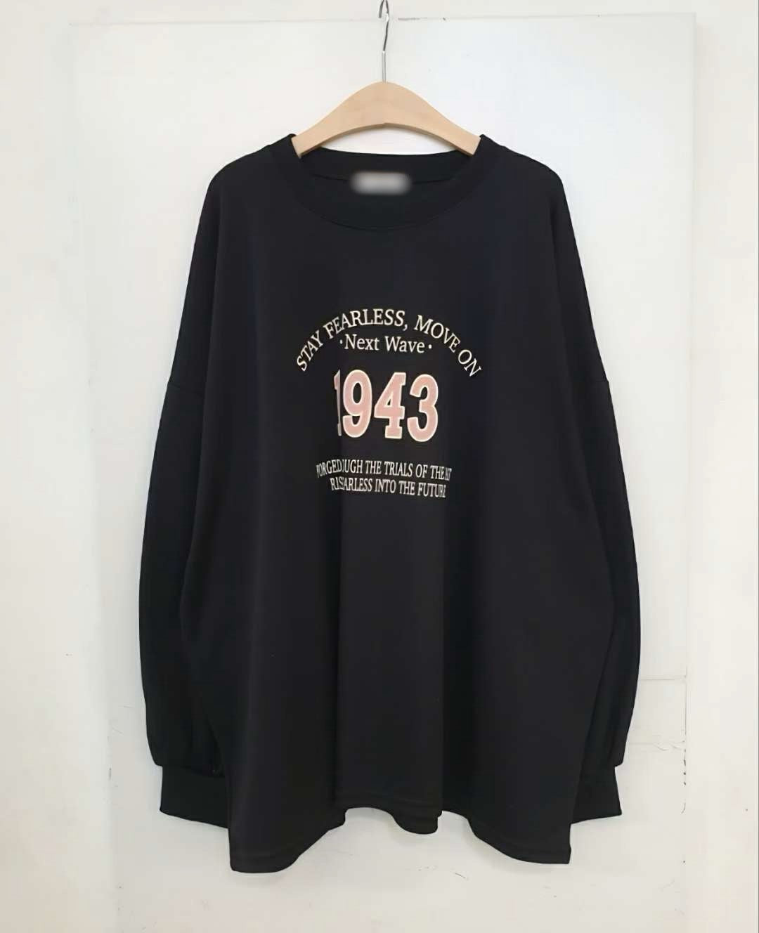 9A203 1943袖縮口寬T