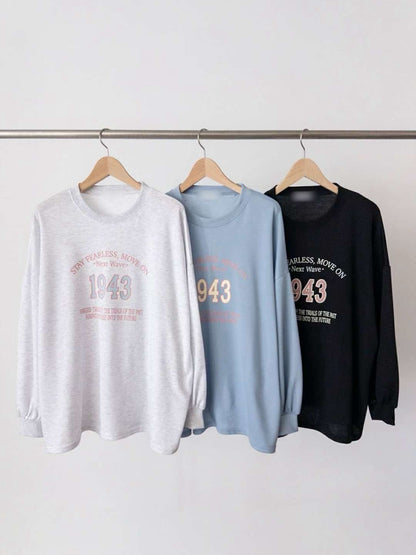 9A203 1943袖縮口寬T