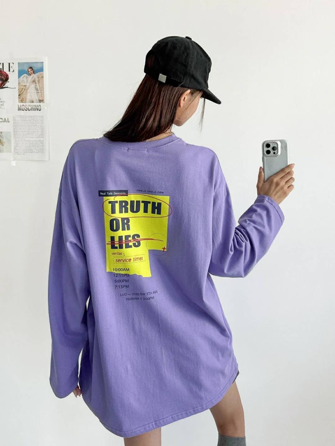 9A206 後背黃色logo長寬T