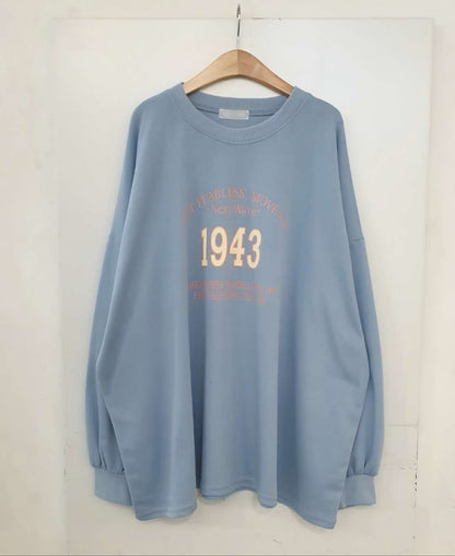 9A203 1943袖縮口寬T