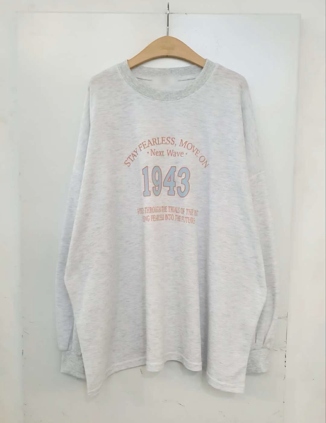 9A203 1943袖縮口寬T