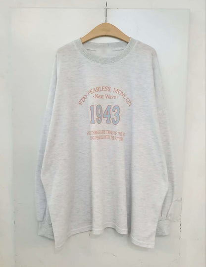 9A203 1943袖縮口寬T