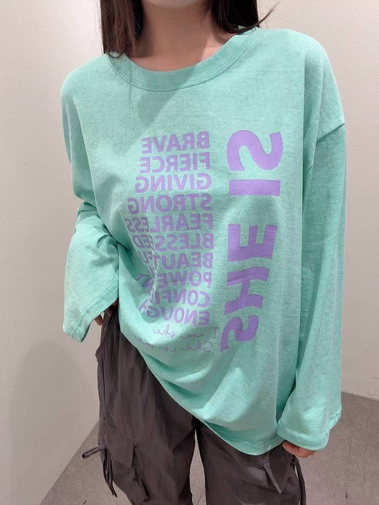 9B205 SHE IS長版T
