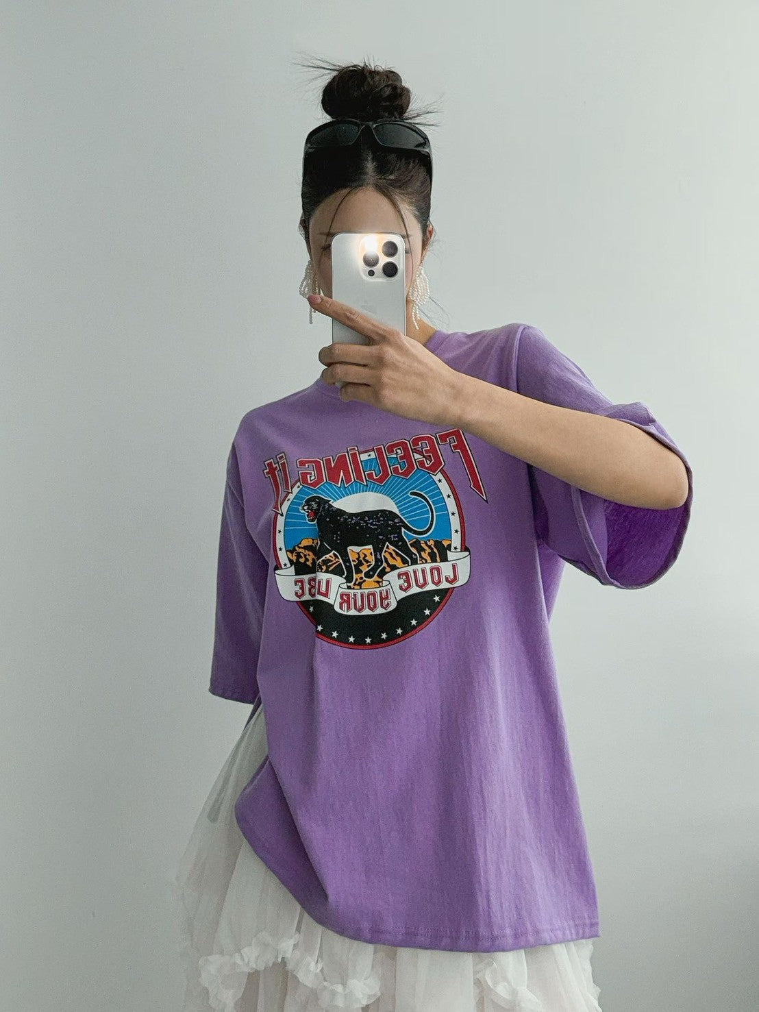 3D116 黑豹長版短T