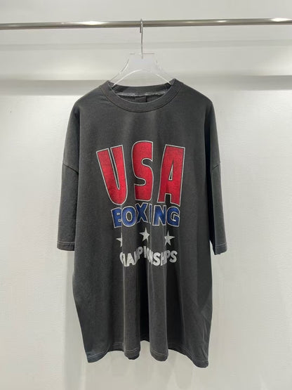 TS1762 USA水洗寬T