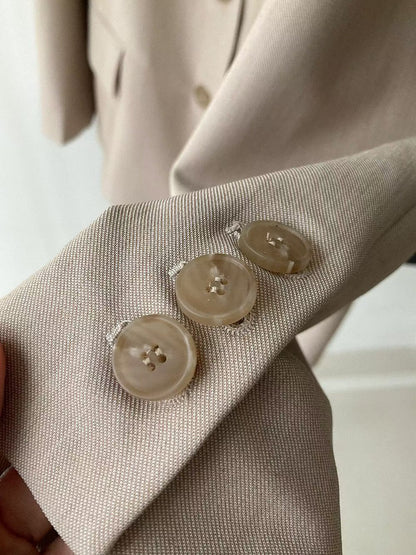 JK1877 長版挺闊西裝外套