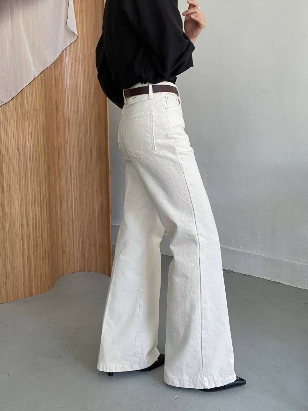 PL762 秋款喇叭靴型長褲