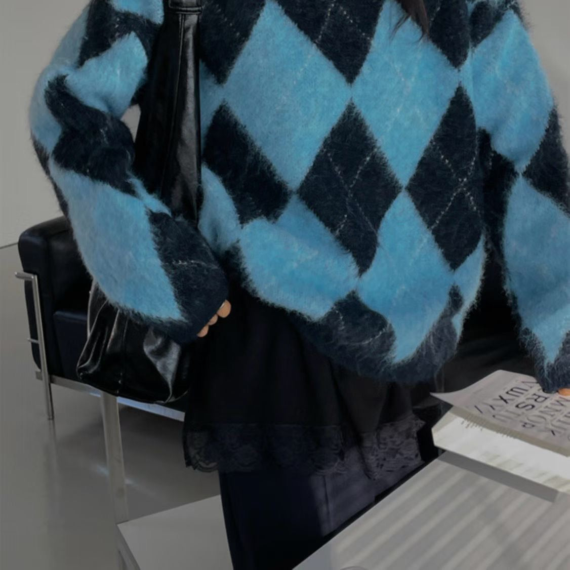 ST4529 下蕾絲長版T